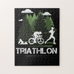 Quebra-cabeça Triathlon, maravilhosa natureza