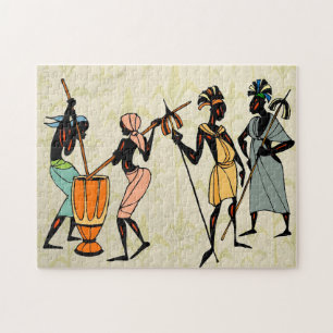 Quebra-cabeça Tribo africano