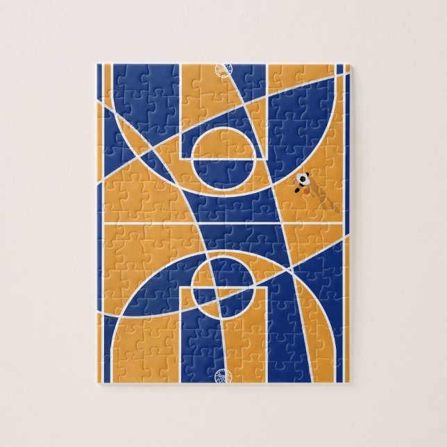 Quebra-cabeça Tribunal de Basquete (Vertical)