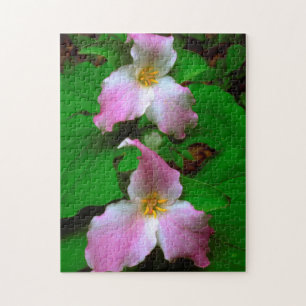 Quebra-cabeça Trilária Flor Silvestre
