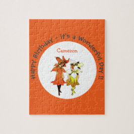 Quebra-cabeça Trillium Tiger-Lily Whimsical Flower Party Supply