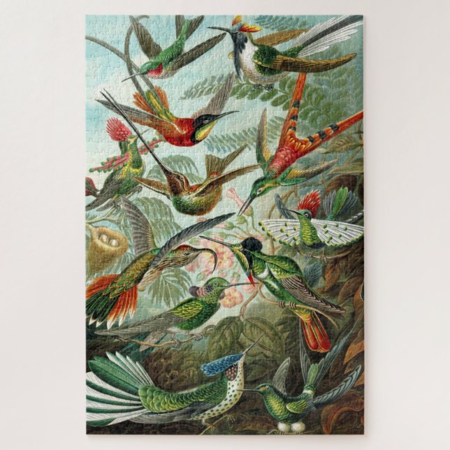 Quebra-cabeça Trochilidae-Kolibris de Kunstformen der Nature (Vertical)