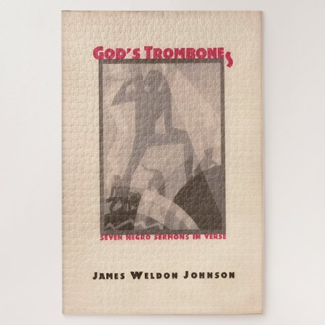 Quebra-cabeça Trombone de Deus – 1927 Arte de Aaron Douglas (Vertical)