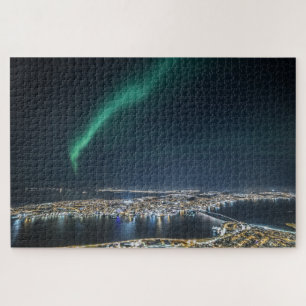 Quebra-cabeça Tromso Aurora