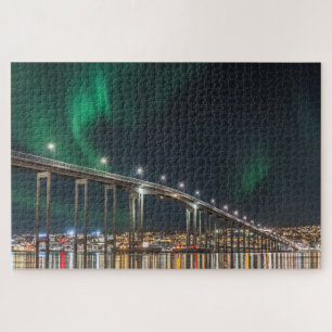 Quebra-cabeça Tromso das luzes do norte