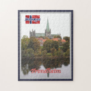 Quebra-cabeça Trondheim - Nidarosdome - Noruega -
