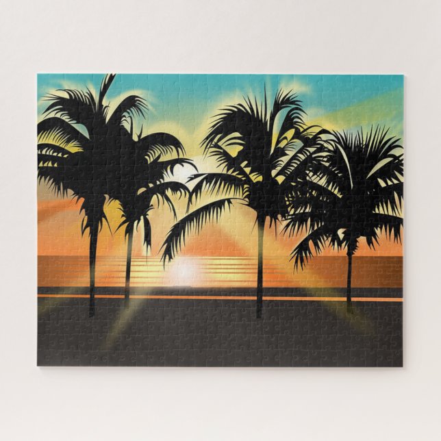 Quebra-cabeça Tropical (Horizontal)