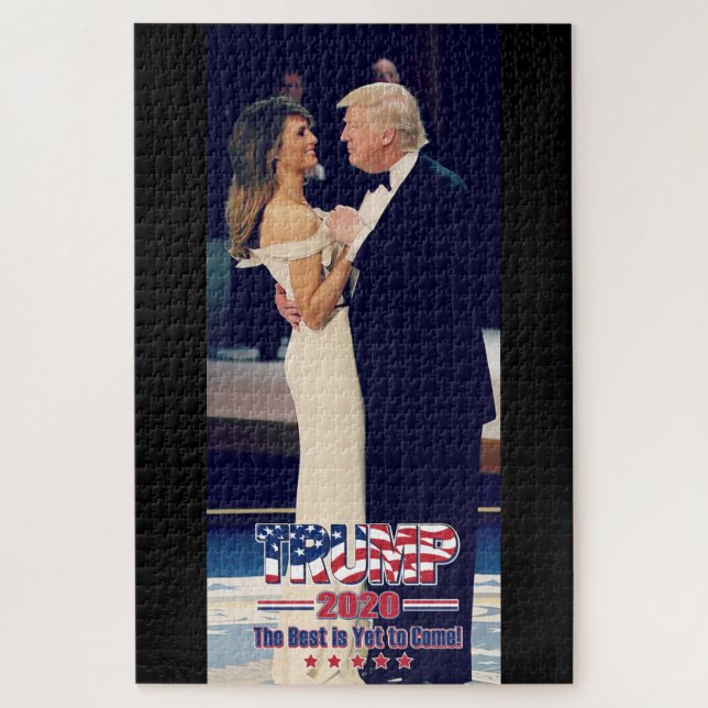 Quebra-cabeça Trump 2020 - Trump e Melania Dance (Vertical)