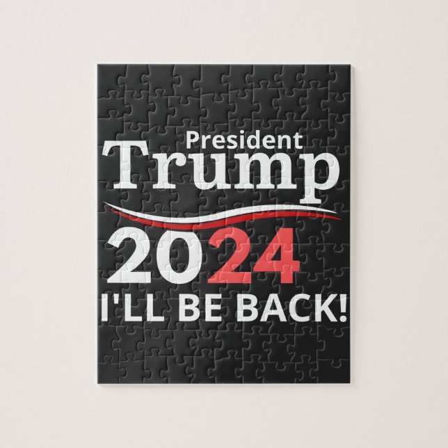 QUEBRA-CABEÇA TRUMP 2024 - EU VOLTAREI! (Vertical)