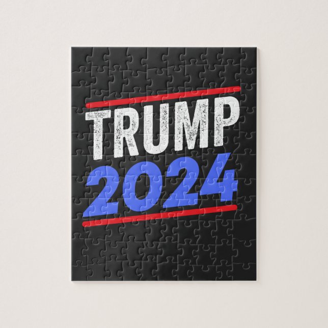 Quebra-cabeça Trump 2024 Para A Eleição Do Presidente Donald Jr. (Vertical)
