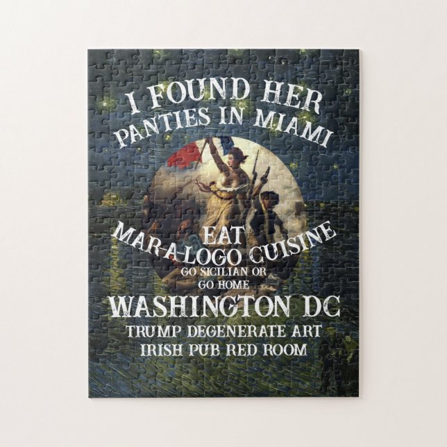 Quebra-cabeça Trump Panties Miami Catholic Church White (Vertical)