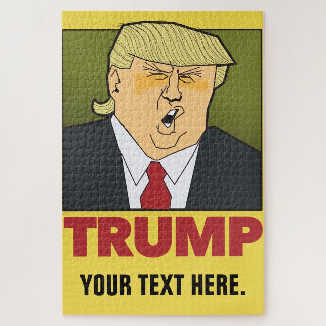 Quebra-cabeça Trunfo. um homem de confusão.  adicione seu (Vertical)