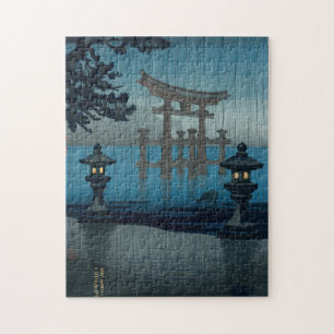 Quebra-cabeça Tsuchiya Koitsu - Miyajima na Chuva