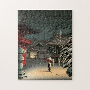 Quebra-cabeça Tsuchiya Koitsu - Neve no Santuário Nezu