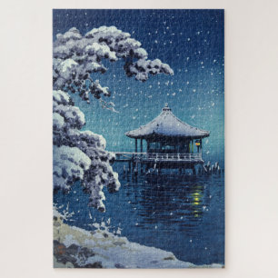 Quebra-cabeça Tsuchiya Koitsu - Neve no Ukimido em Katada