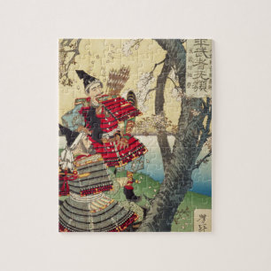 Quebra-cabeça Tsukioka Yoshitoshi - Yoshitsune e Benkei