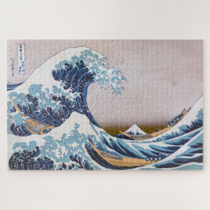 Quebra-cabeça Tsunami Grande Onda ao largo da costa de Kanagawa