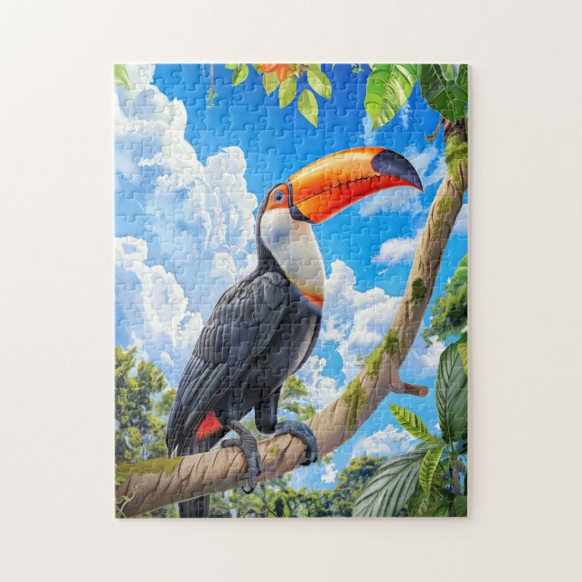 Quebra-cabeça Tucano-toco (Vertical)