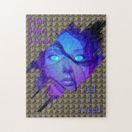 Quebra-cabeça Tudo o que preciso - Mantra - IA Fantasy Digital A