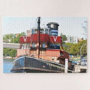 Quebra-cabeça Tugboat a vapor forçado, Queensland