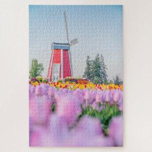 Quebra-cabeça Tulip e Windmill