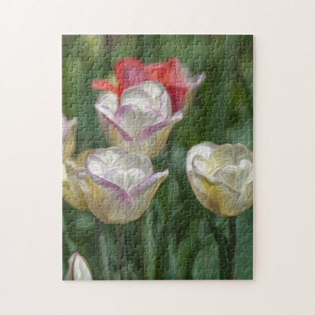 Quebra-cabeça Tulipas de Pastel (Vertical)