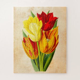 Quebra-cabeça Tulipas de primavera