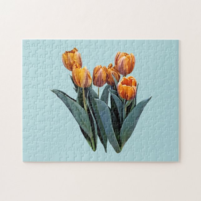Quebra-cabeça Tulipas Laranja (Horizontal)