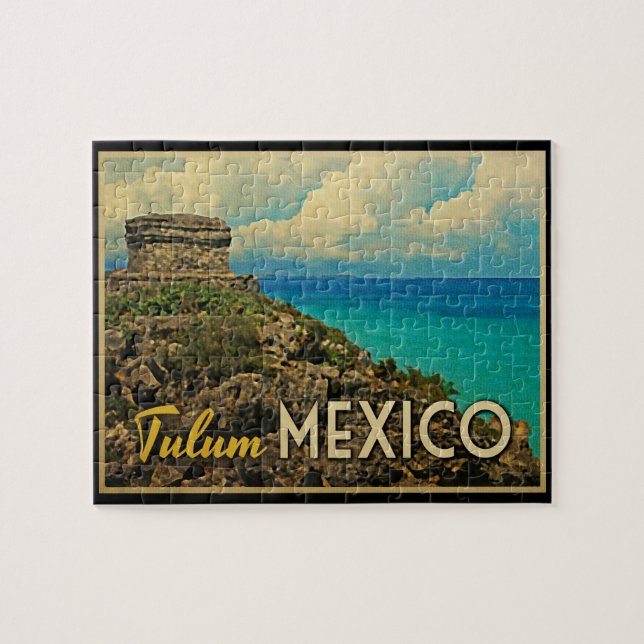 Quebra-cabeça Tulum México (Horizontal)