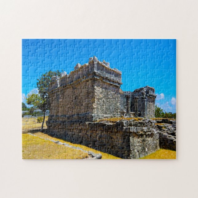 Quebra-cabeça Tulum México. (Horizontal)