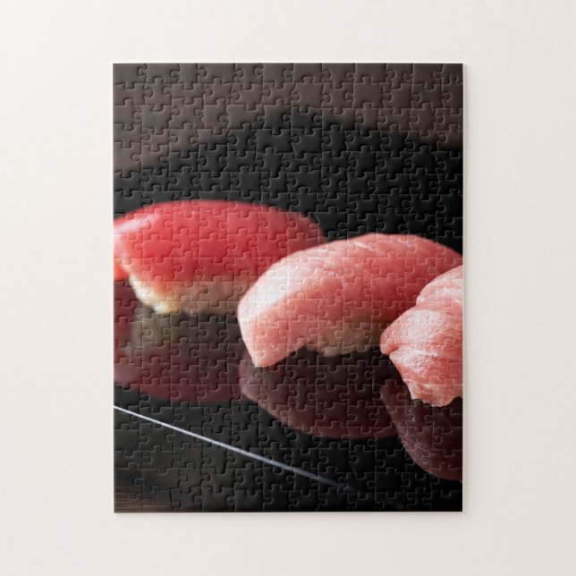 Quebra-cabeça Tuna Trio Reflections – Minimalist Flavor (Vertical)