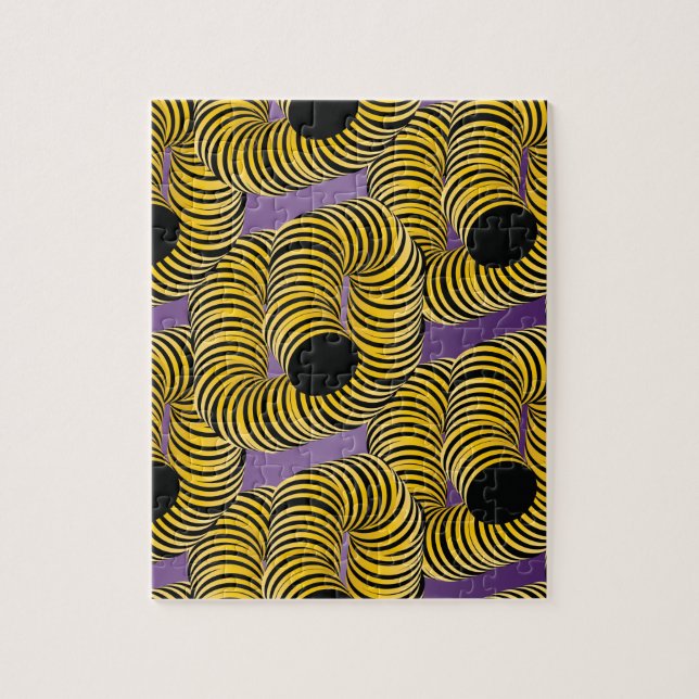 Quebra-cabeça Túneis de Triquete com Gradiente Moderno - Abelha  (Vertical)