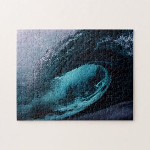 Quebra-cabeça Túnel perfeito de ondas do oceano