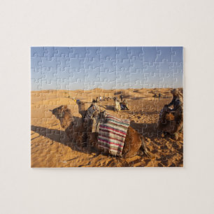 Quebra-cabeça Tunísia, Área de Ksour, Ksar Ghilane, Grand Erg 3