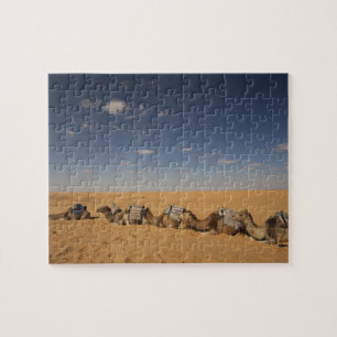 Quebra-cabeça Tunísia, Área Ksour, Ksar Ghilane, Grand Erg 2