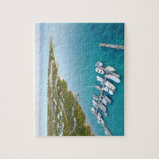 Quebra-cabeça Turcos e Caicos de cima de