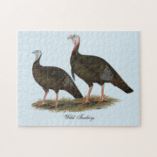 Quebra-cabeça Turkeys East Wild Pair