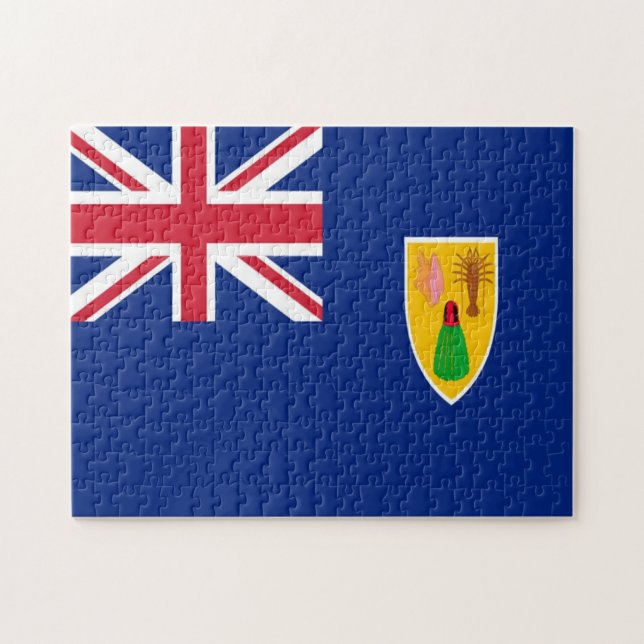 Quebra-cabeça Turks and Caicos Islands - Flag - (Horizontal)