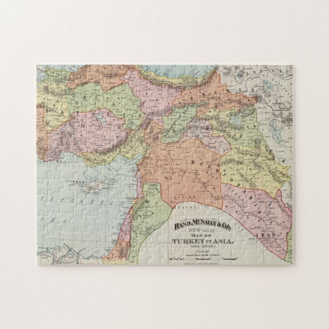 Quebra-cabeça Turquia na Ásia 6 (Horizontal)