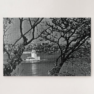 Quebra-cabeça Turquia Vintage Istambul vista da cidade