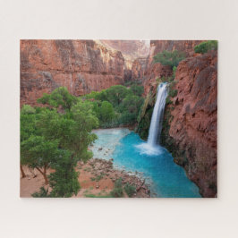 Quebra-cabeça Turquoise Havasu Falls no Grand Canyon