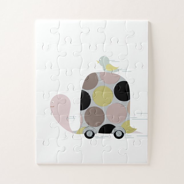 Quebra-cabeça Tweeter em uma Tartaruga (Vertical)