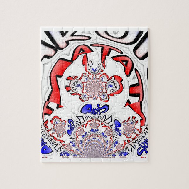 Quebra-cabeça Twist Francês Hakuna Matata: Mistura Cultural Únic (Vertical)