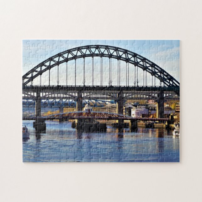 Quebra-cabeça Tyne Bridge Newcastle UK Photo (Horizontal)