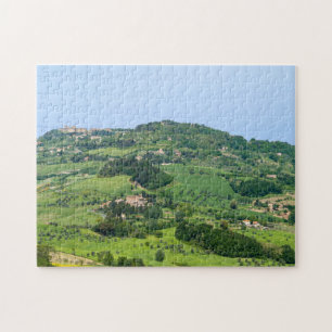 Quebra-cabeça Typical Tuscany Landscape with Hills - Italy