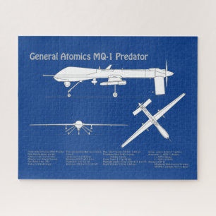 Quebra-cabeça UAV de Predador MQ-1 - ABD de Bluetooth de Avião