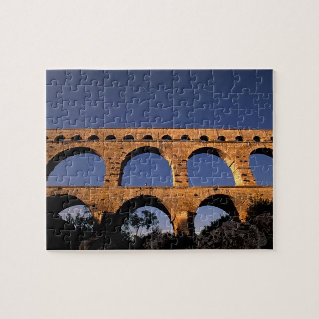 Quebra-cabeça UE, França, Provença, Gard, Pont du Gard. Romano (Horizontal)