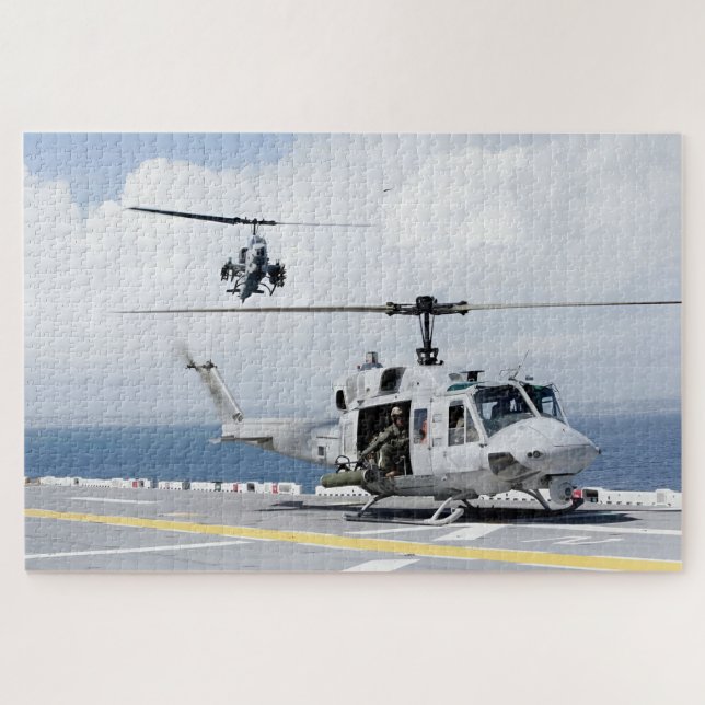 Quebra-cabeça UH-1N Huey & AH-1W Super Cobra (Horizontal)