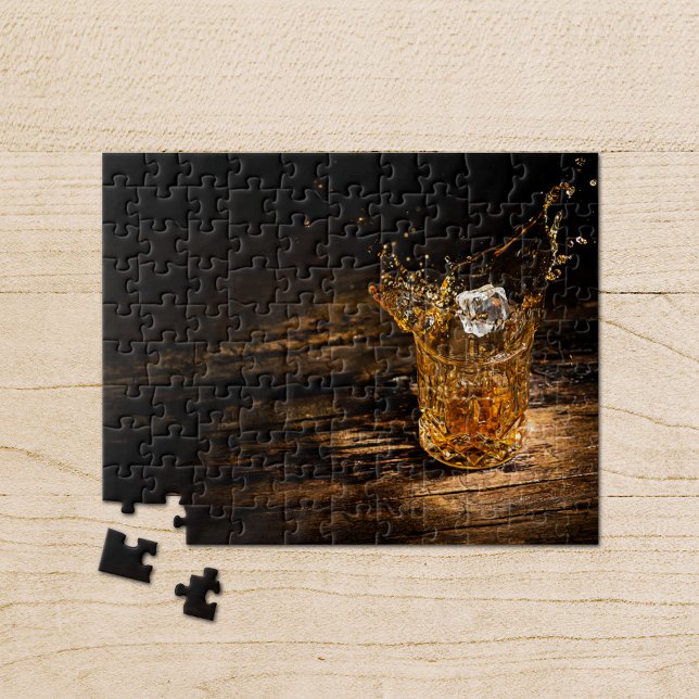 Quebra-cabeça Uísque nas Rochas (Whiskey on the Rocks Jigsaw Puzzle)