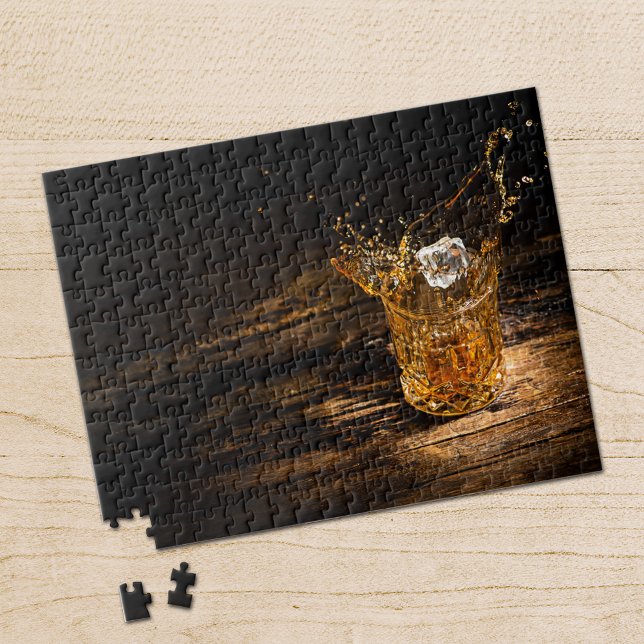 Quebra-cabeça Uísque nas Rochas (Whiskey on the Rocks Jigsaw Puzzle)